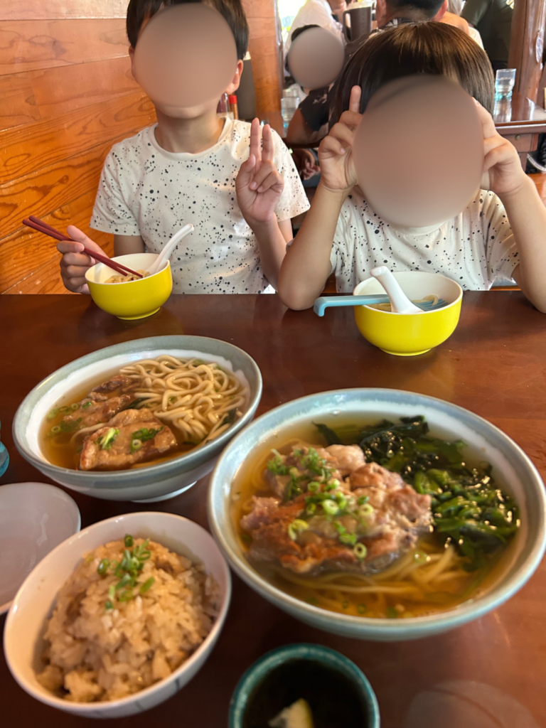 古謝そばの宮古そばとジューシー